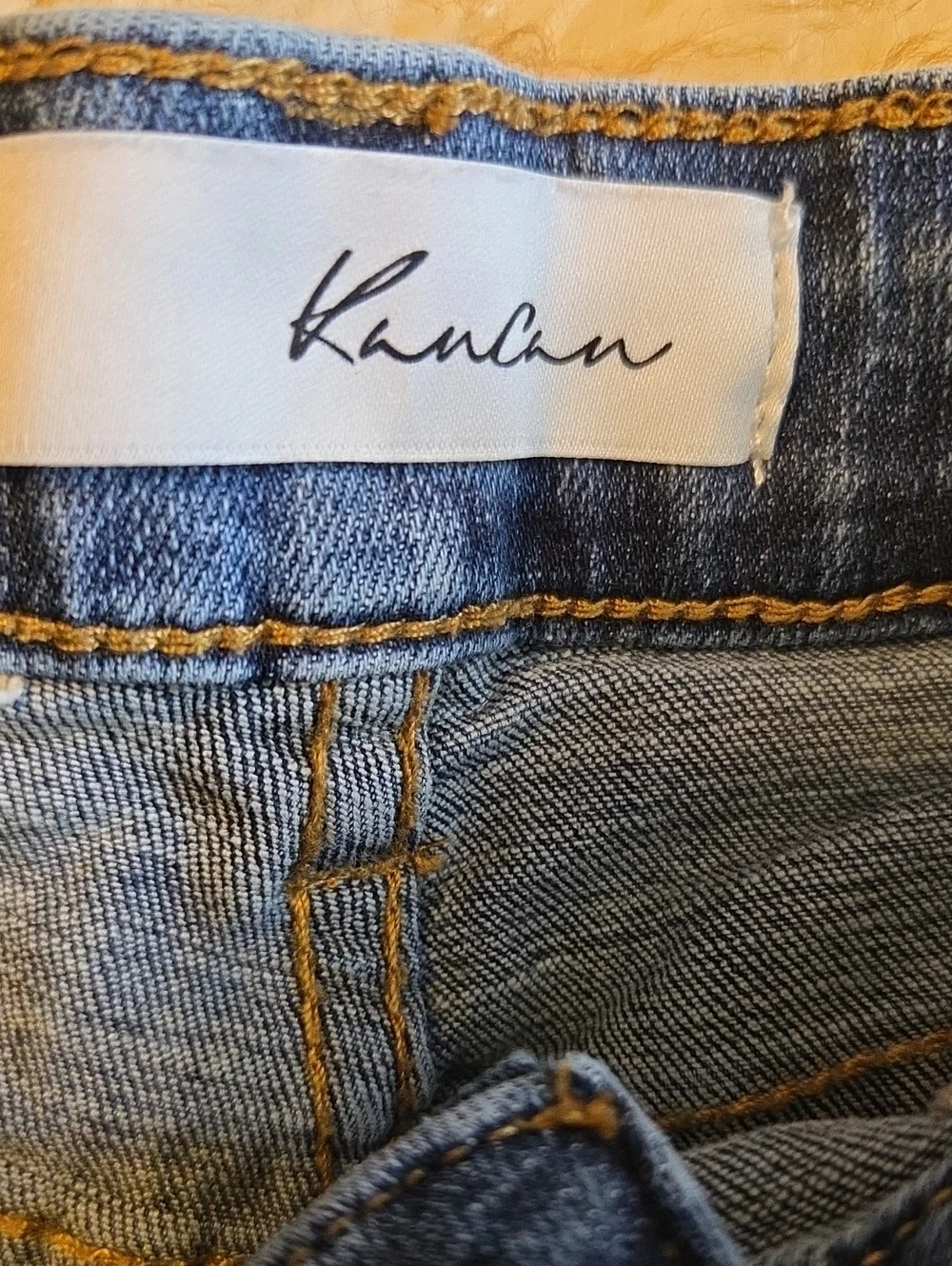 KanCan Distressed Denim Shorts